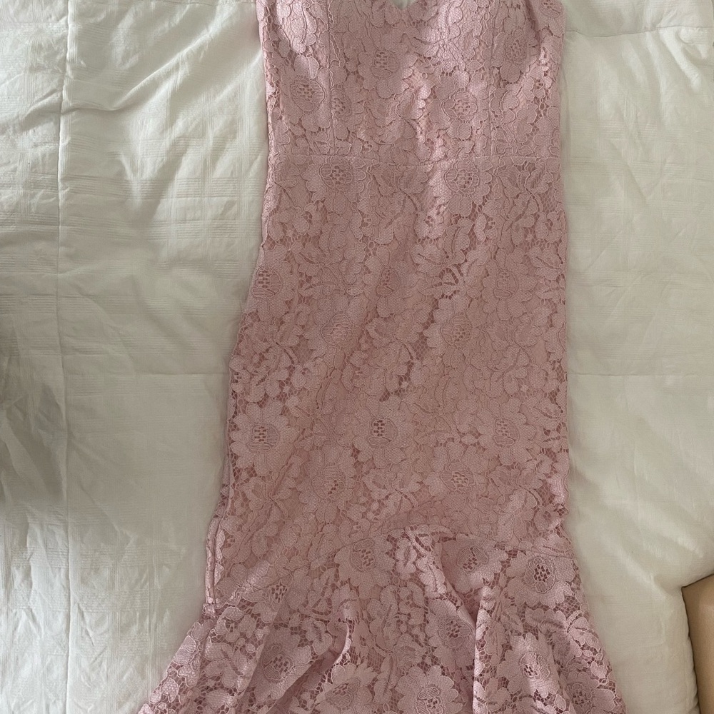 GUESS Pink Lace Dress Size 4 — Never Worn
